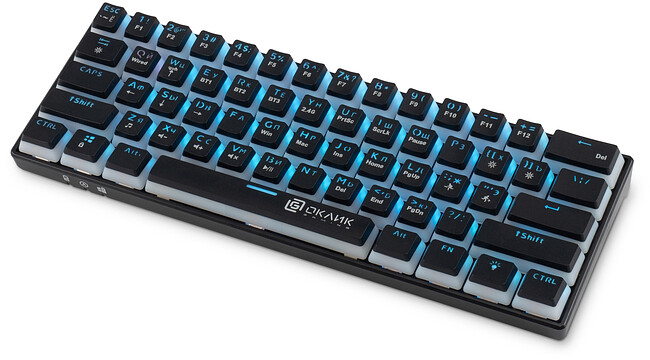 Клавиатура Oklick K763W черный (1920548)