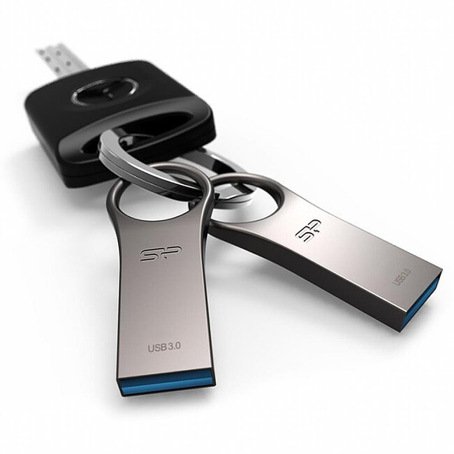 USB Flash-накопитель Silicon-Power Jewel J80 32GB Silver (SP032GBUF3J80V1T)