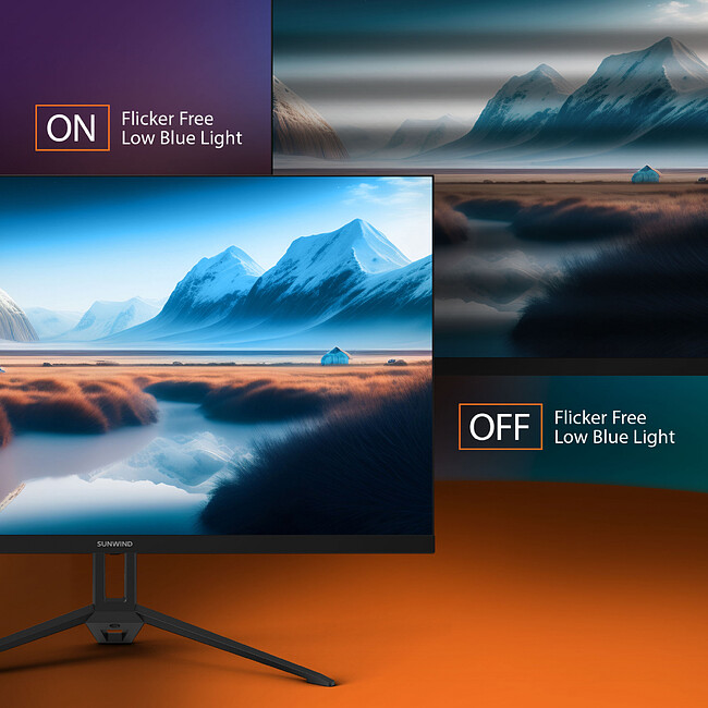 Монитор SunWind SUN-M27BA108 черный