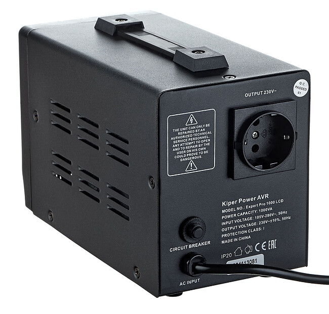 Стабилизатор напряжения Kiper Power Expert Pro 1000 LCD (8920)