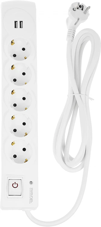 Сетевой фильтр Kranz 13-4700 белый