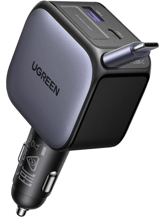 Автомобильное зарядное устройство Ugreen EC602 Grey (55212B)