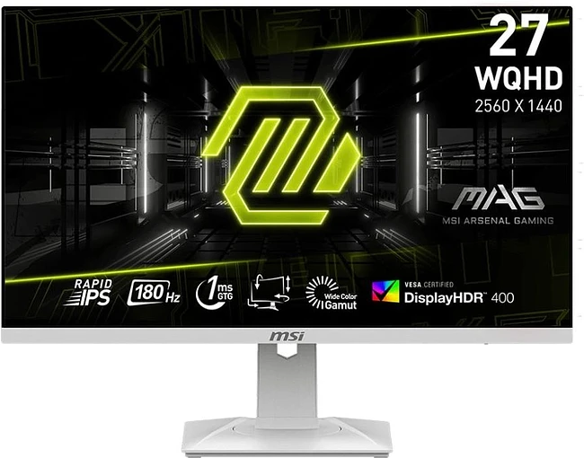 Монитор MSI Mag 274QRFW White (9S6-3CC29H-277) Монитор MSI Mag 274QRFW White (9S6-3CC29H-277)