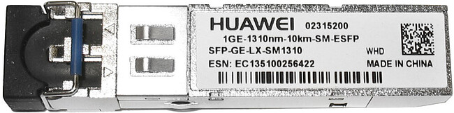 Трансивер Huawei SFP-GE-LX-SM1310 (02315200) Трансивер Huawei SFP-GE-LX-SM1310 (02315200)