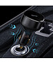 Автомобильное зарядное Baseus Enjoyment Retractable 2-in-1+C 33W Black (C00035500111-00)