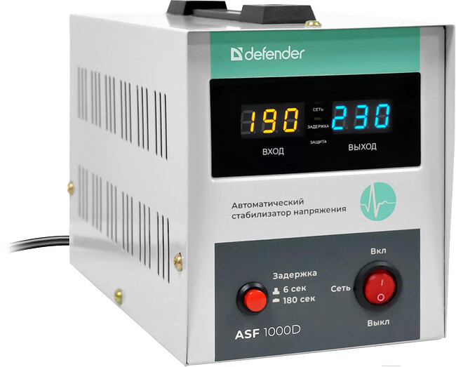 Стабилизатор напряжения Defender ASF 1000D (99035)