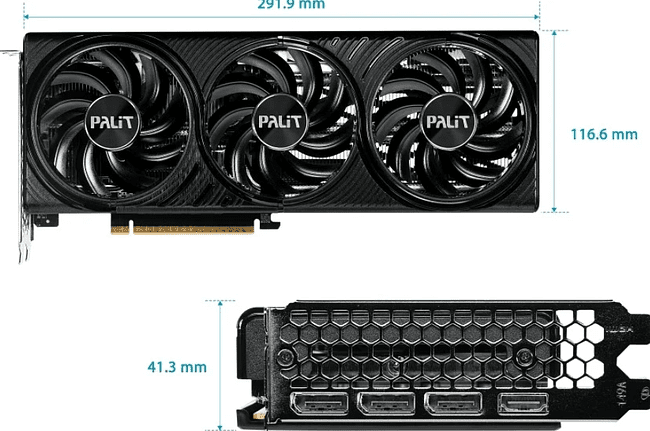 Видеокарта Palit GeForce RTX 5060 Ti Infinity 3 OC 8GB GDDR7 (NE7506TS19P1-GB2062S)