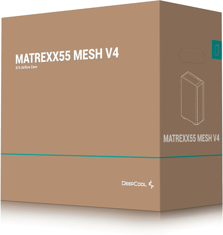 Корпус DeepCool MATREXX 55 MESH V4 без БП Black (R-MATREXX55-BKAGA4-G-4)
