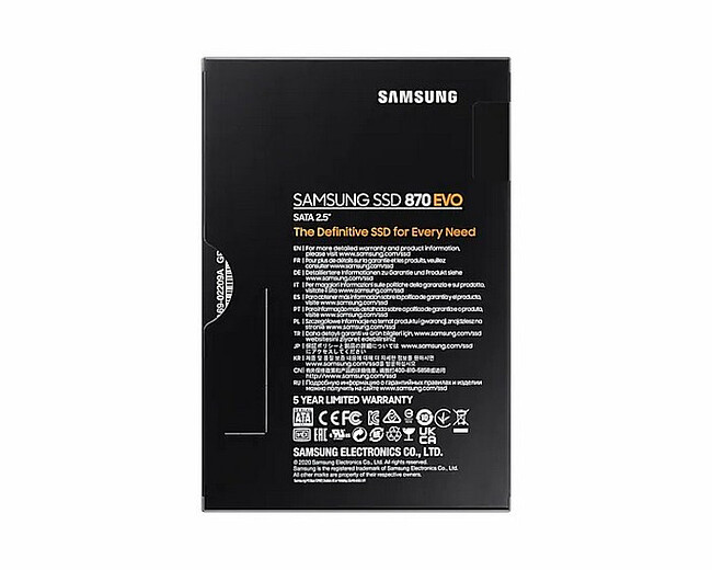 SSD диск Samsung 870 Evo 1TB (MZ-77E1T0BW)