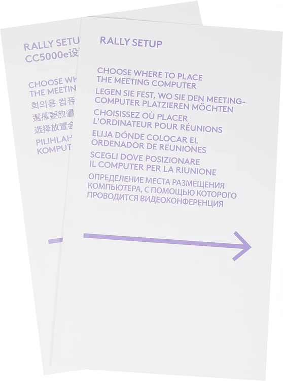 Веб-камера Logitech Conference Cam Rally черный (960-001242)