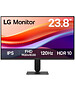 Монитор LG 24U411A-B черный