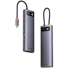 Док-станция Baseus Metal Gleam Gray (WKWG020213)