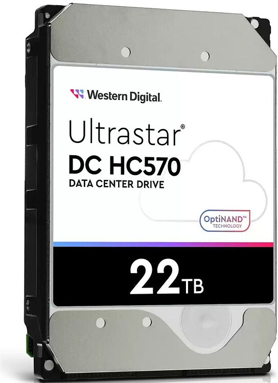 Жесткий диск WD Ultrastar DC HC570 22TB Bulk (WUH722222ALE6L4)