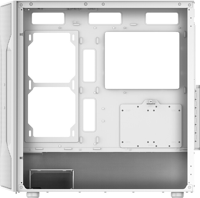 Корпус Sama S40 WH ATX без БП белый (S40-WHAPA4X1-GL)