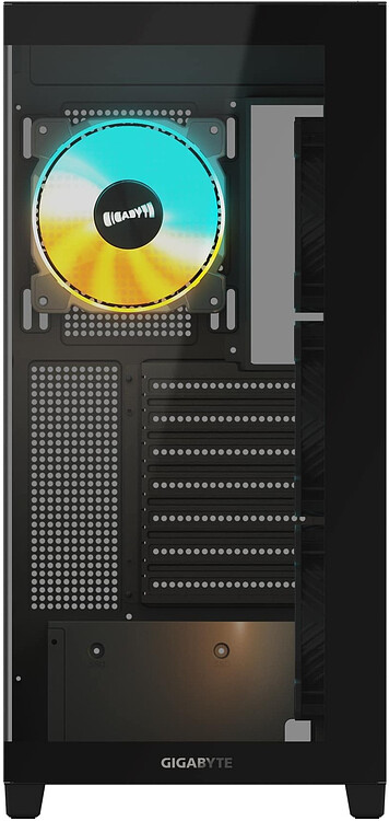 Корпус Gigabyte C500 Panoramic Stealth без БП черный (GB-C500P ST)