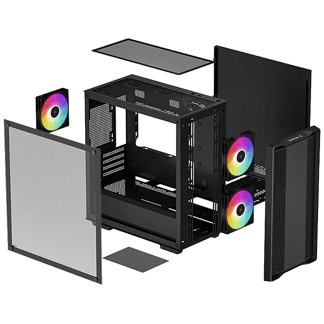 Корпус DeepCool CC360 ARGB с PF650 (R-CC360BK-PF650-R-1)