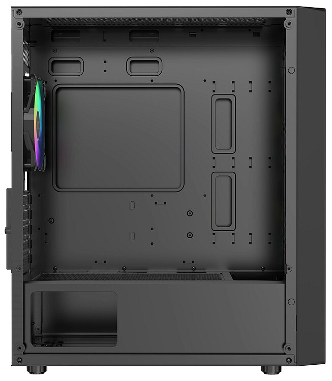 Корпус Ocypus Gamma C50 BK ARGB mATX без БП (Gamma-C50-BKG400XX-GL)