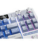Клавиатура Royal Kludge RK M87 Cream switch/Ocean Blue
