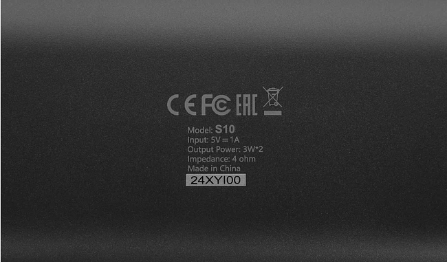 Портативная колонка A4Tech Bloody S10 черный