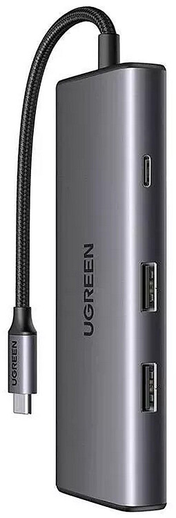 Док-станция Ugreen CM498 Space Gray (15531)