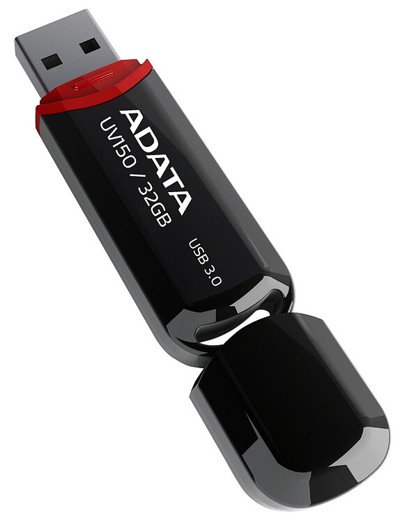 USB Flash-накопитель A-Data DashDrive UV150 128GB (AUV150-128G-RBK)