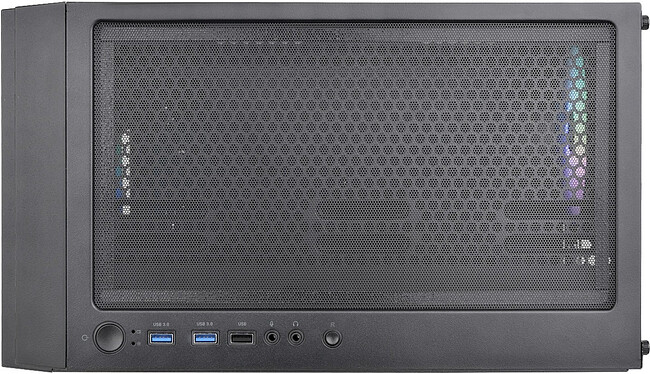 Корпус Thermaltake Versa H16 TG ARGB mATX без БП Black (CA-1Y8-00S1WN-02)