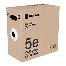 Кабель витая пара Rexant 02-0027-R черный