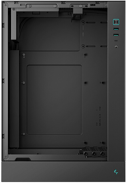 Корпус DeepCool CH170 Plus miniITX без БП черный (R-CH170-BKNGM0-G)