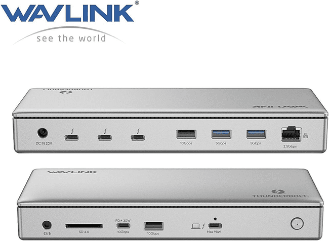 Док-станция Wavlink Thunderbolt 4 Dual Display (WL-UTD43 Pro) Док-станция Wavlink Thunderbolt 4 Dual Display (WL-UTD43 Pro)