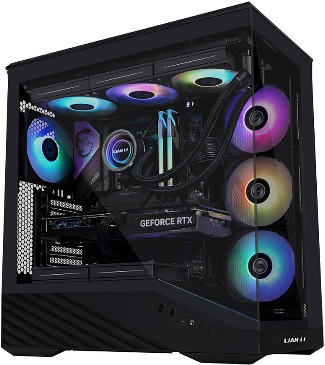 Корпус Lian Li Vector V100 E-ATX без БП черный  (G99.V100X.01)