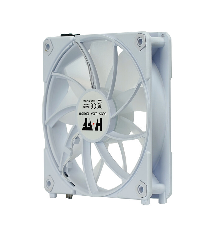 Вентилятор для корпуса HAFF UF120 White PWM