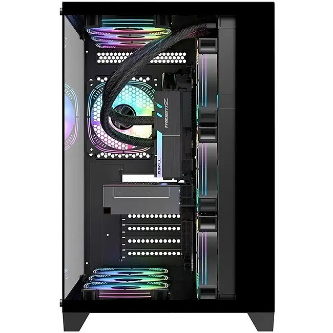 Корпус 1stPlayer MV8-TP без БП Black (MV8-TP-BK-3F7R-1F7)