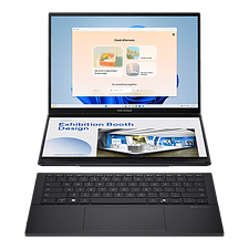 Ноутбук ASUS Zenbook Duo UX8406CA-QL345X Inkwell Gray (90NB14X1-M00M30)