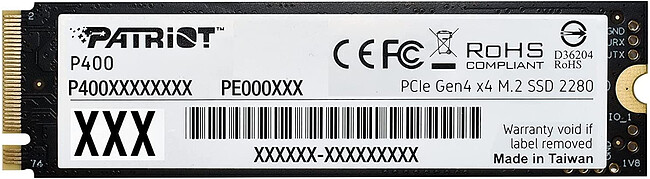 SSD диск Patriot M.2 1.0Tb P400 (P400P1TBM28H)