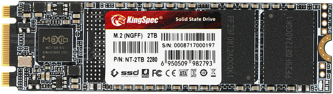 SSD диск Kingspec SATA III 2TB (NT-2TB)