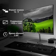 Монитор Digma Progress 24P402F черный (DM24SB02)