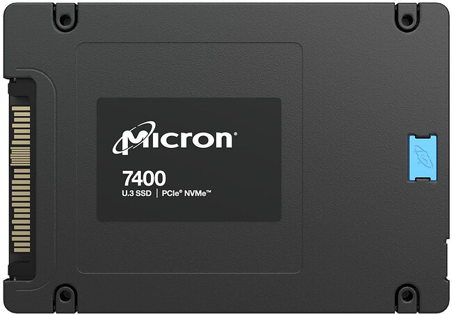 SSD диск Micron 7400 Pro U.3 1.92TB (MTFDKCB1T9TDZ-1AZ1ZABYY)