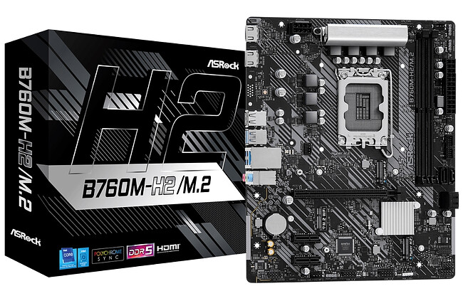 Материнская плата ASRock B760M-H2/M.2
