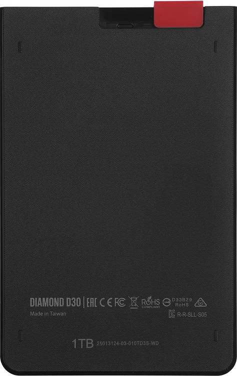 Внешний накопитель Silicon Power Diamond D30 1Tb Black (SP010TBPHDD3SS3K)