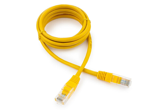 Патч-корд Cablexpert UTP PP10-15M/Y желтый