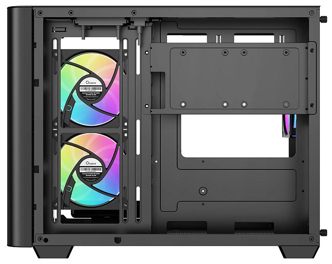 Корпус Ocypus Iota C50 BK Curve ARGB Digital mATX без БП (Iota-C50-BKD300CD-GL)