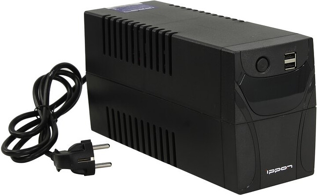 Источник бесперебойного питания Ippon Back Power Pro II Euro 650 360 Вт 650 ВА черный (1005511)