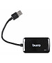 USB-хаб Buro BU-HUB4-U3.0-S черный