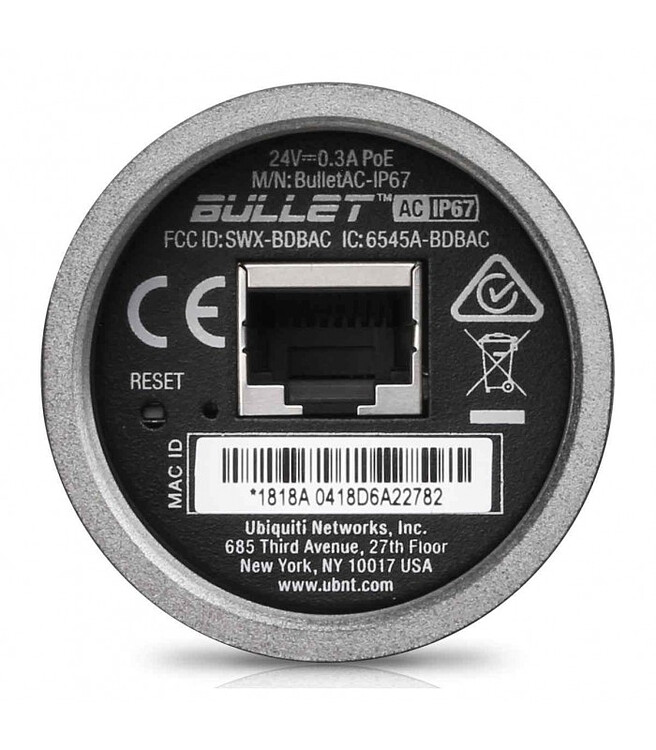 Точка доступа Ubiquiti BulletAC-IP67
