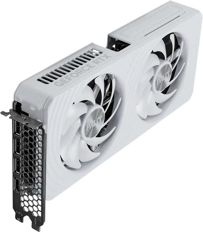 Видеокарта Palit GeForce RTX 5060 White OC 8GB GDDR7 (NE75060U19P1-GB2063M)