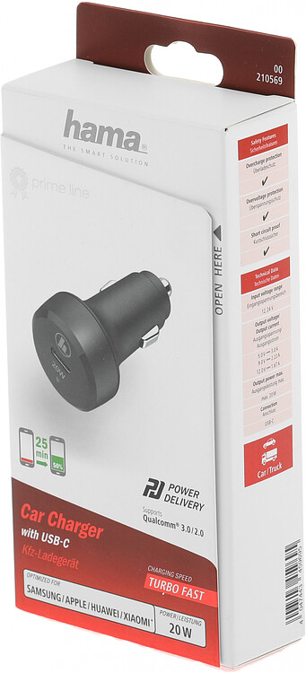Автомобильное зарядное Hama 210569