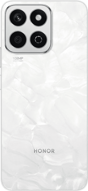 Смартфон Honor X7c 5G 8GB/256GB ALT-NX1 Moonlight White (5109BKBD)