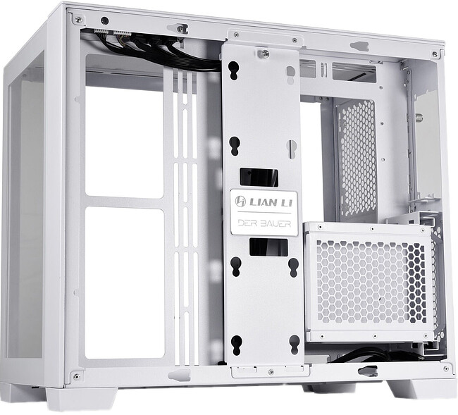 Корпус Lian Li O11 Dynamic Mini E-ATX без БП белоснежный (G99.O11DMI-S.00)