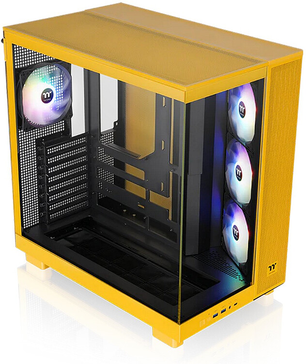 Корпус Thermaltake View 380 XL TG ARGB Bumblebee ATX без БП (CA-11E-00M4WN-00)