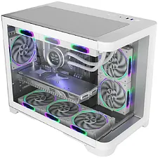 Корпус 1stPlayer UV6 без БП White (UV6-WH-2FC7R-W-1FC7-W)